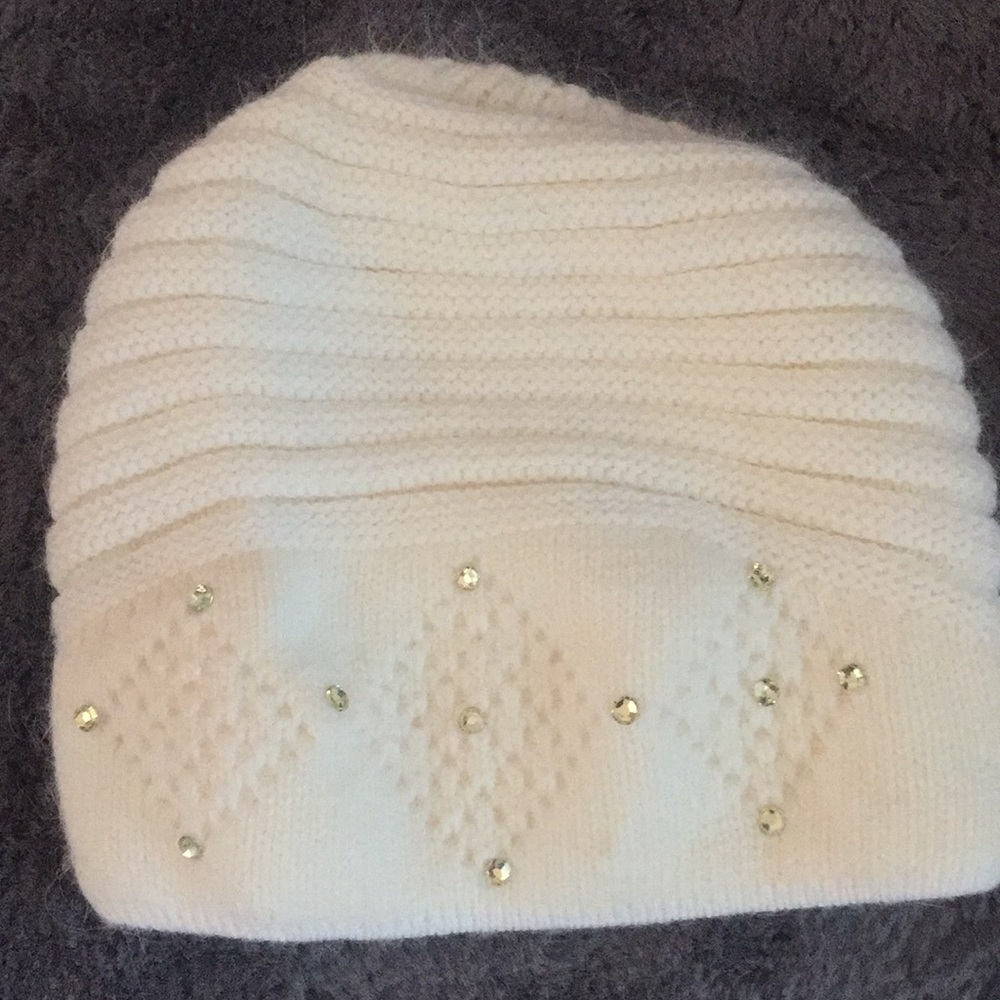 Final $11 Beanie with Rabbits foot style back